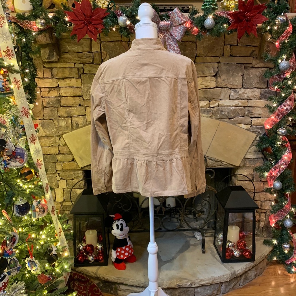 Ana Button up Tan Jacket Size 1X - Picture 5 of 8